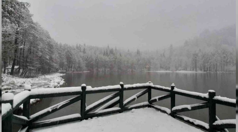 Artvin'in Karagölleri beyaza büründü