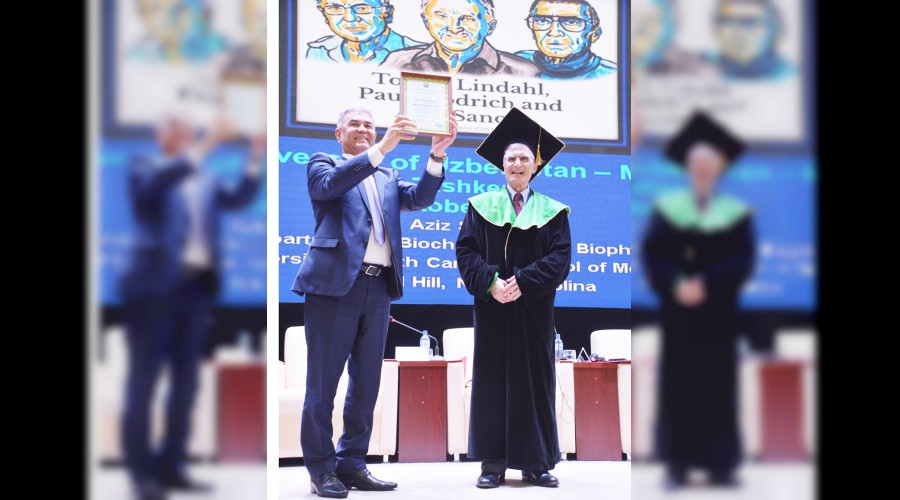 Aziz Sancar'a fahri doktora