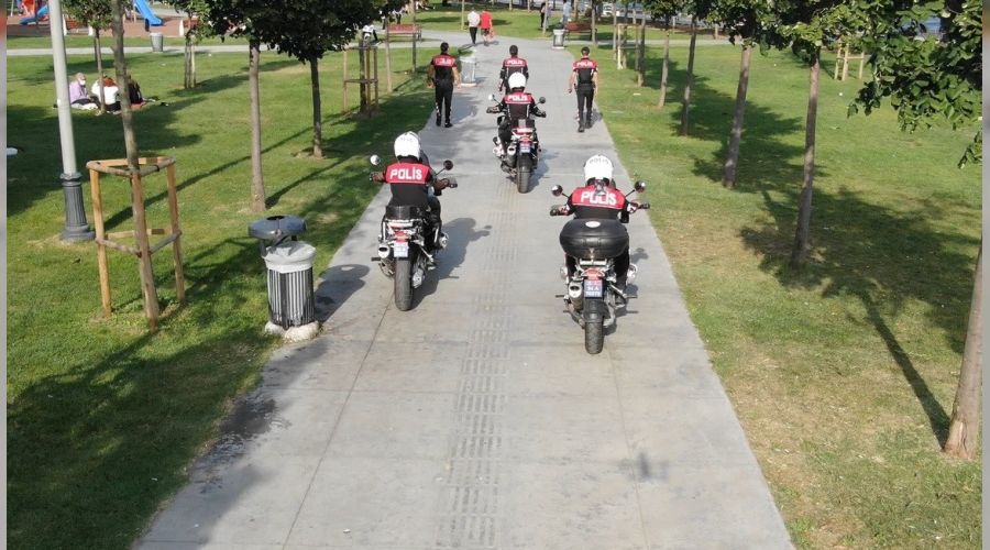 Bakrky'de drone destekli korona denetimi