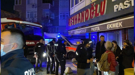 Bakırköy'de korkutan yangın
