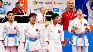 Balkan ocuklar Karate ampiyonas'nda 55 madalya kazandk