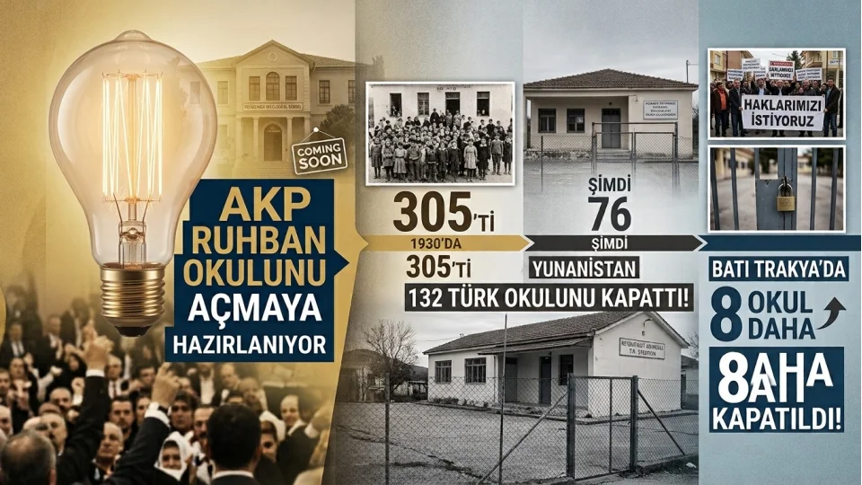 BATI TRAKYA�DA 8 OKUL DAHA KAPATILDI!