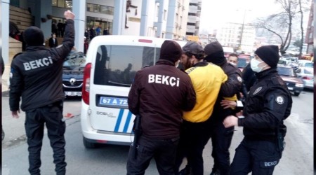 Benzin dkp kendini yakmaya kalkt