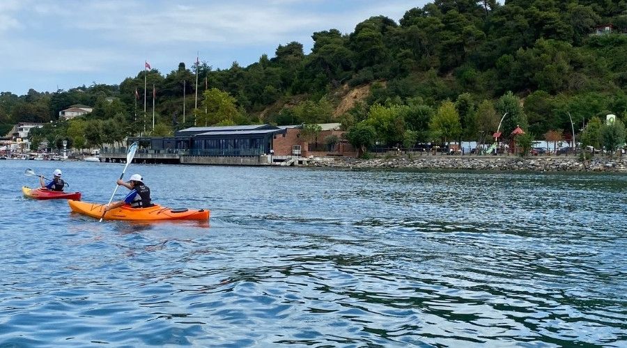 Beykoz'da kano e�itimleri h�z kesmeden devam ediyor