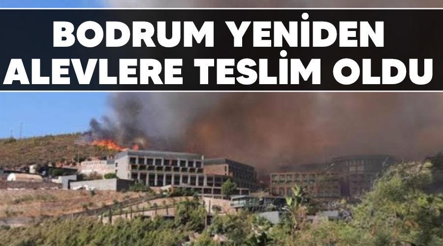 Bodrum yeniden alevlere teslim oldu