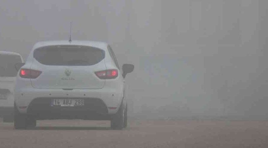 Bolu'da youn sis etkili oluyor