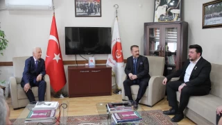 BTP adayları emekli astsubayları ziyaret etti