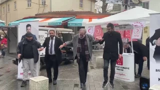 BTP Kadıköy adayı Nurcan Sabur, 'Nurcanım' ile horon tepti