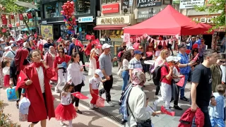 BTP'li gençler 23 Nisan etkinliği düzenledi