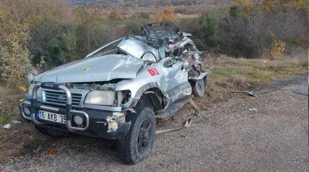 Bursa'da feci kaza: 1 ölü, 2 yaralı