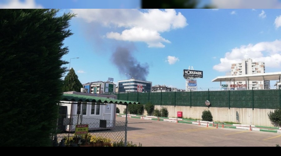 Bursa'da geri dönüşüm tesisinde yangın