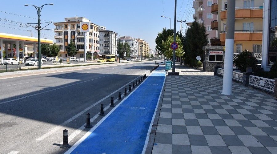 Büyükşehirden yeni bisiklet yolları
