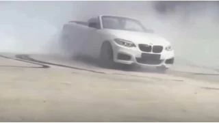 Cadde ortasnda drift atan srcye 46 bin TL ceza