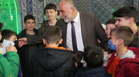 Canik'te 40 gün camiye giden çocuklar bisiklet kazanacak