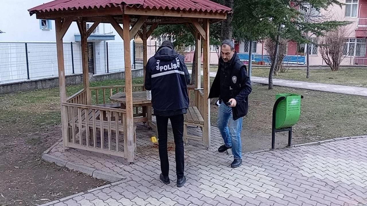 ocuk parknda kan kavga kanl bitti: 1 yaral