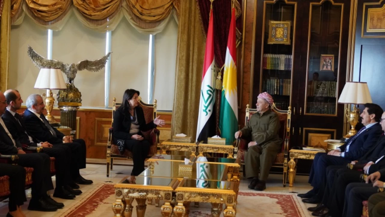 DEM'in İmralı heyeti Mesut Barzani ile görüştü