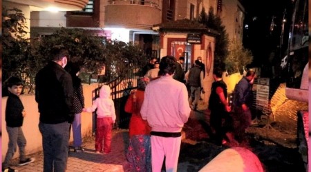 Doğalgaz hattı çatlayınca 80 daire sokağa döküldü