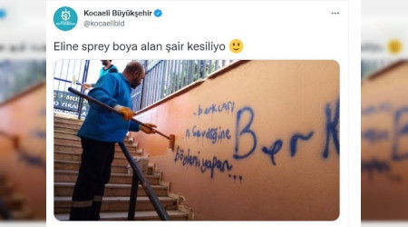 Belediye'den sosyal medya üzerinden espirili uyarı