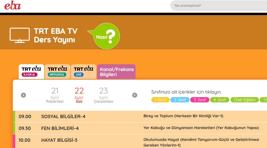 EbaTV'de yoğunluk sebebiyle kesinti