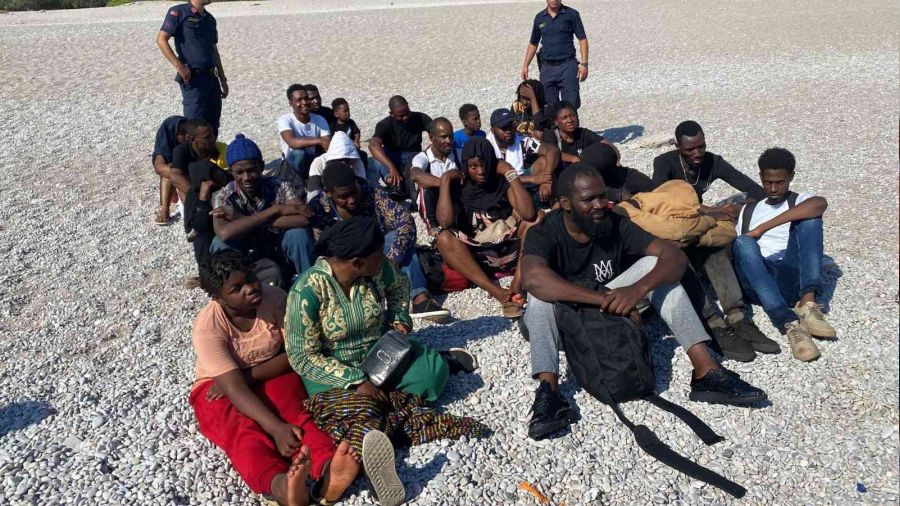 Fethiye'de 125 düzensiz göçmen yakalandı