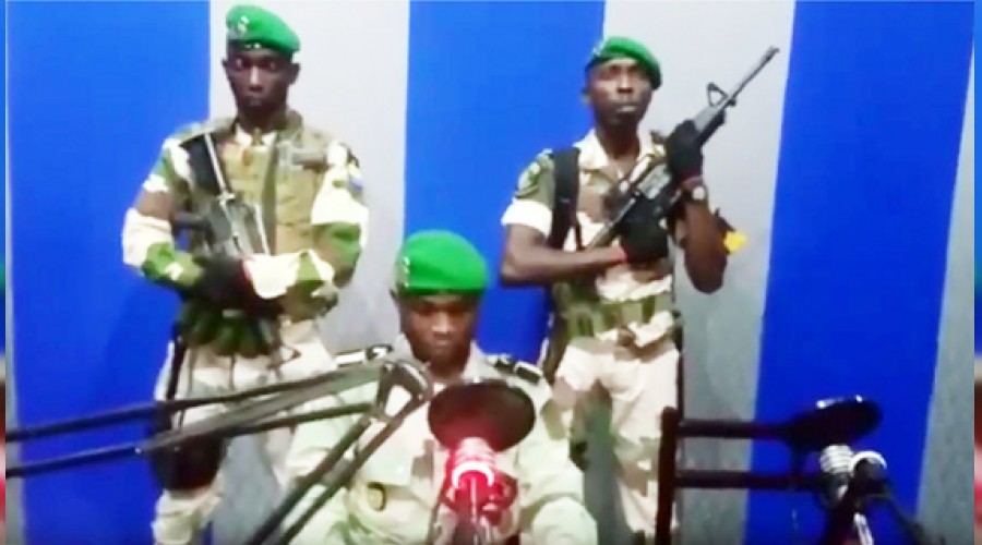 Gabon'da te�menden darbe giri�imi
