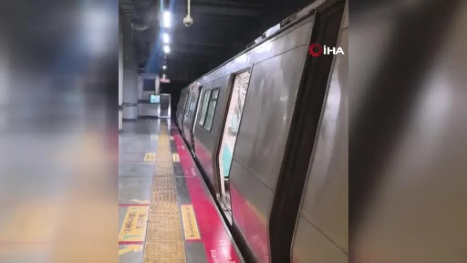 Gayrettepe metro istasyonunda intihar giri�imi