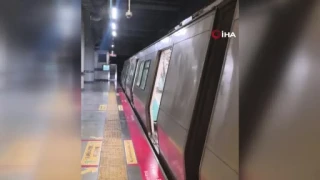 Gayrettepe metro istasyonunda intihar girişimi