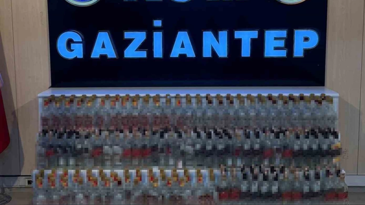 Gaziantep'te sahte alkol operasyonu: 4 kişi tutuklandı
