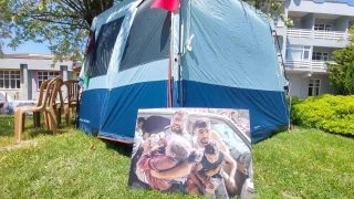 Gazze için çadırda kalacaklar