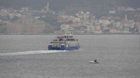 Gkeada ve Bozcaada'ya feribot seferlerine 2 gn frtna engeli