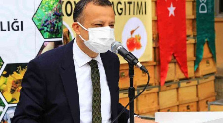 Gümüşhane'de organik arıcılığa kovan, meralara sıvat desteği