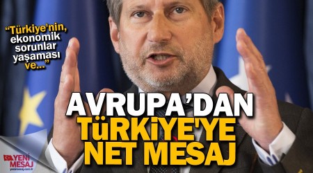 Hahn'dan Türkiye'ye net mesaj