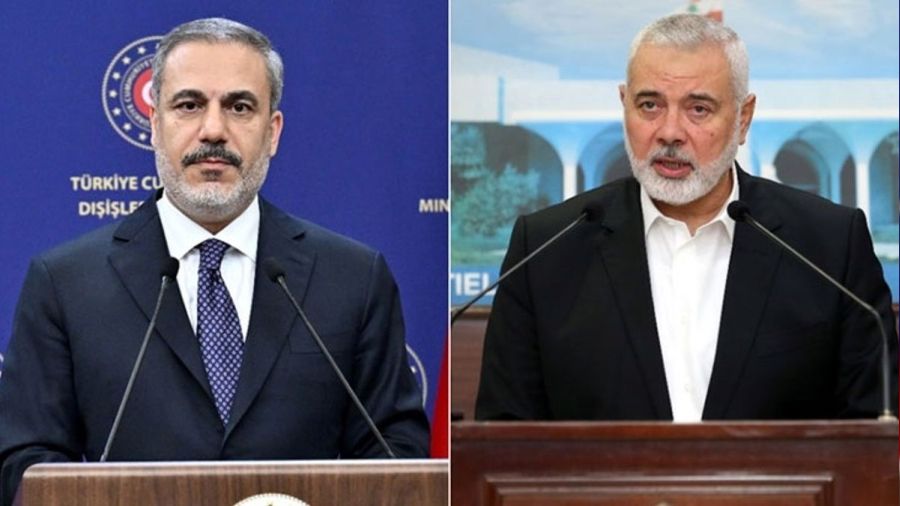 Hakan Fidan, sivillerin bırakılması için Hamas'ın Siyasi Büro Şefi ile telefonda görüştü