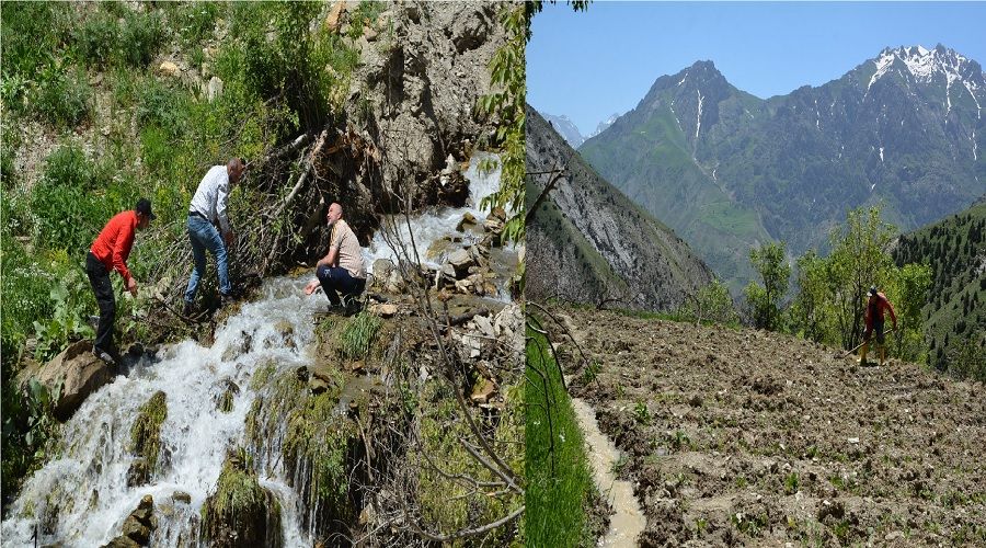 Hakkarili çiftçiler 40 yıl sonra sulama suyuna kavuştu