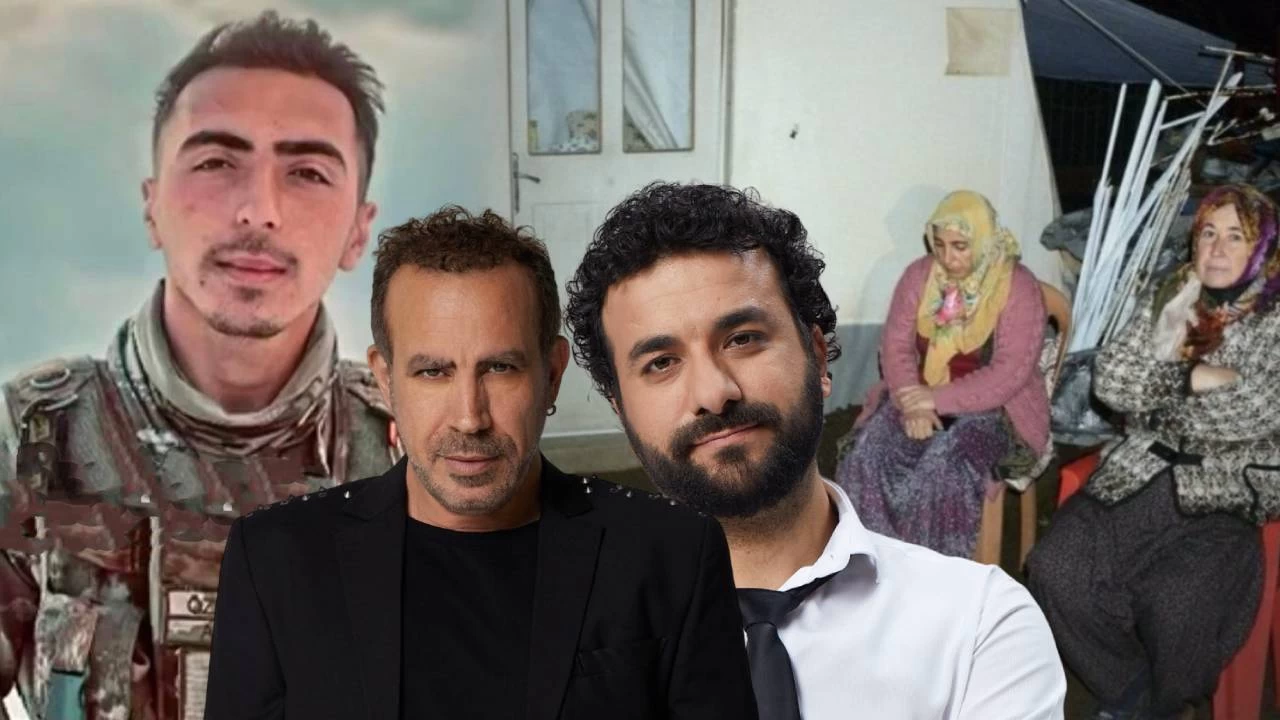 Hasan Can Kaya ve Haluk Levent, �ad�rda kalan �ehit ailesine ev alacak