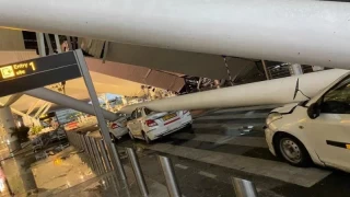 Hindistan'da havalimanının çatısı çöktü: 1 ölü, 8 yaralı