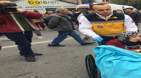 Huzurevi alev alev yandı
