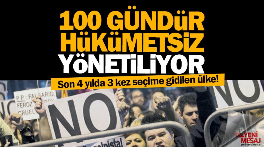 İspanya 100 gündür hükümetsiz