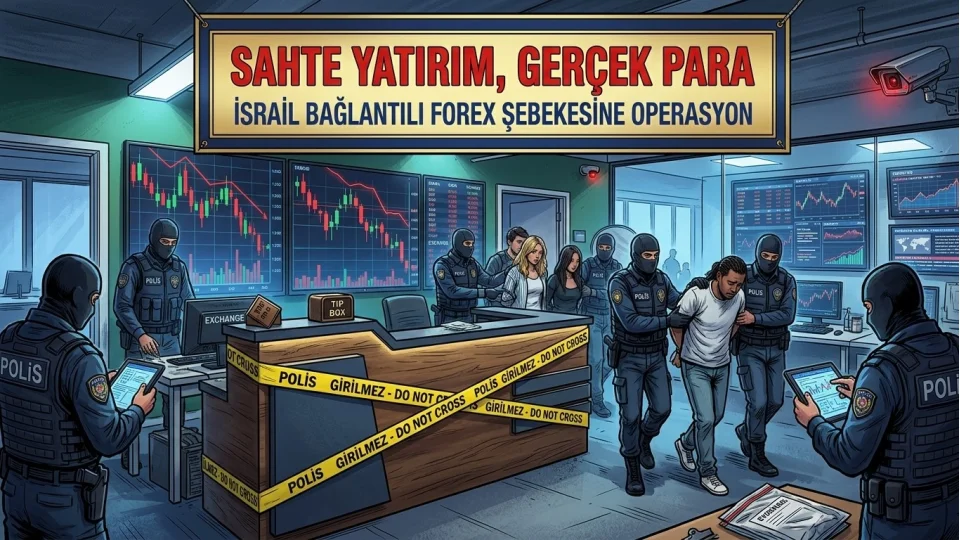 İsrail bağlantılı forex şebekesine operasyon!