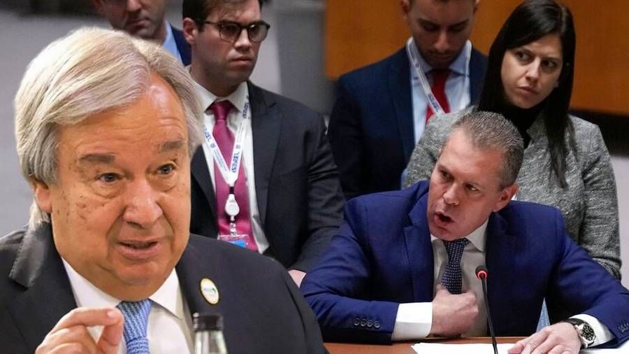 srail, 'Savan bile kurallar var' diyen BM Genel Sekreteri Guterres'in istifasn istedi
