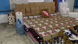 İstanbul'da 28 bin 400 litre sahte alkol ele geçirildi