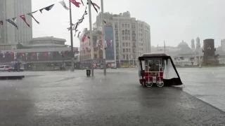 İstanbul'da sağanak yağış