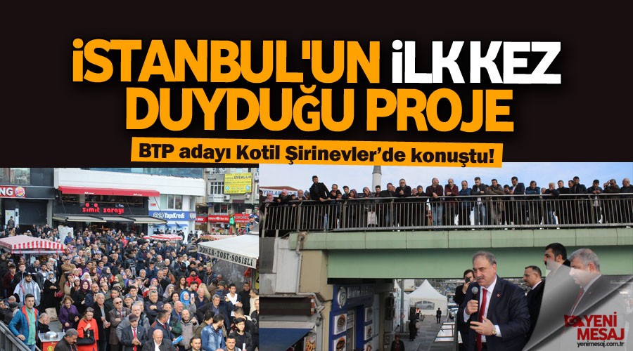 �stanbul'un ilk kez duydu�u proje