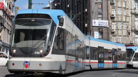 Kabata-Baclar Tramvay Hatt'nn bir blmnde seferler yaplamyor