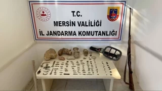 Kaak kaz yaparken yakaland, evinde tarihi eserler kt