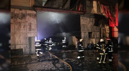 Kahramanmaraş'ta fabrika yangını