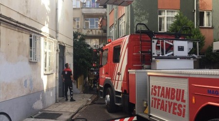 Kartal'da korkutan yangın