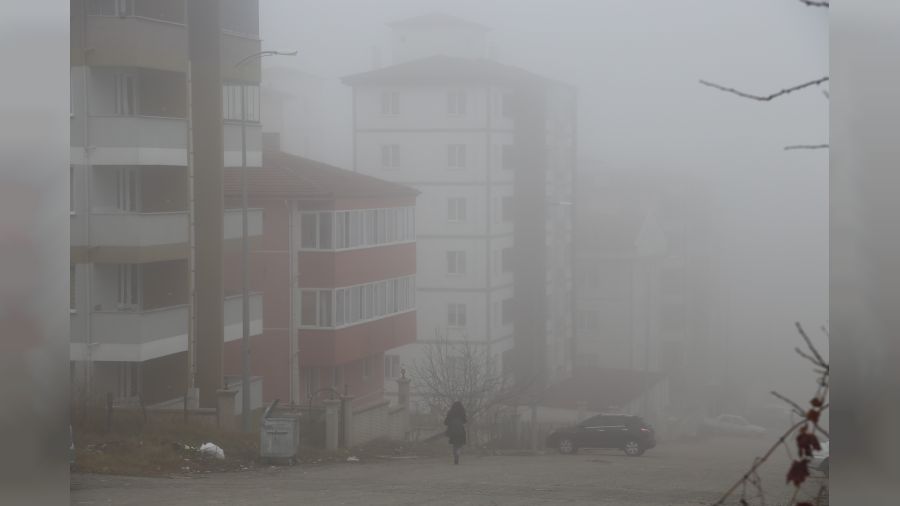 Kastamonu’da yoğun sis etkili olmaya devam ediyor
