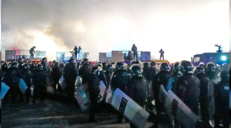 Kazakistan'da güvenlik güçlerinden 8'i hayatını kaybetti