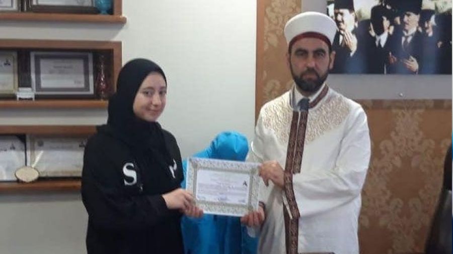 Kazakistanlı Martysheva Müslüman oldu